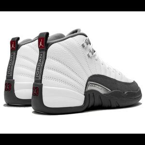 SOLD Air Jordan 12 Retro GS - White/Dark Grey/Gym Red - New No Box - size 7.5